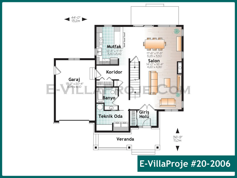 Model 20-2006 — 184 m², 2 storeys thumbnail 2