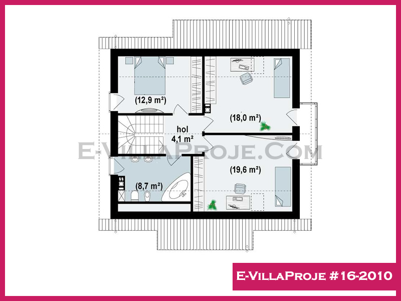 Model 16-2010 — 185 m², 2 storeys thumbnail 3