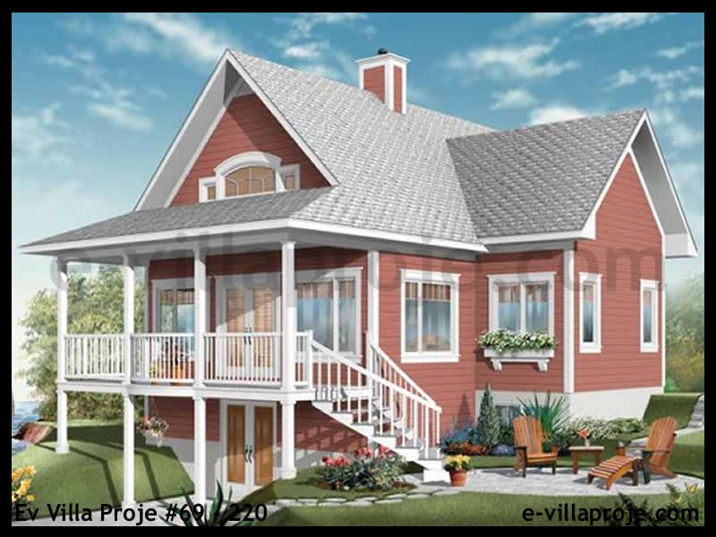 Model 69-220 — 185 m², 2 storeys - 69-220
