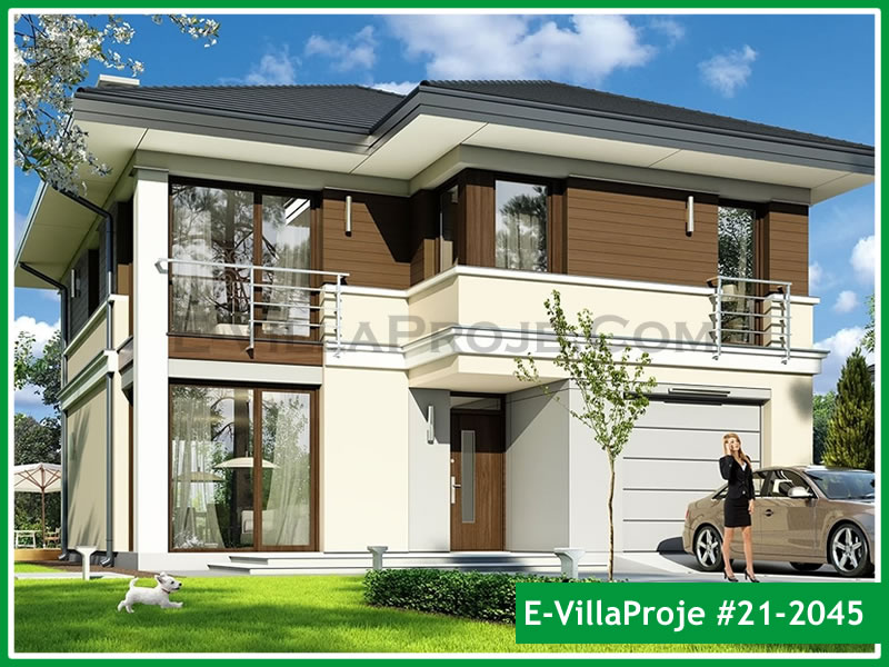 Model 21-2045 — 185 m², 2 storeys - 21-2045