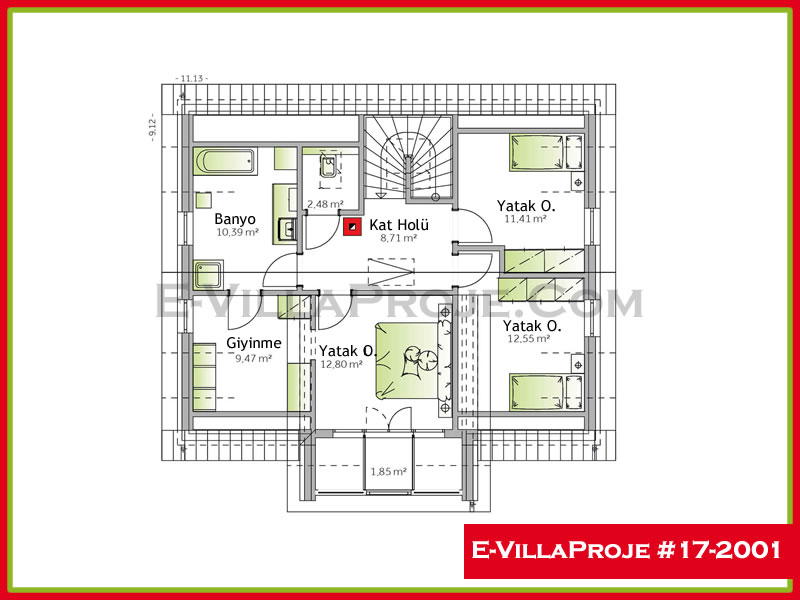 Model 17-2001 — 185 m², 2 storeys thumbnail 3