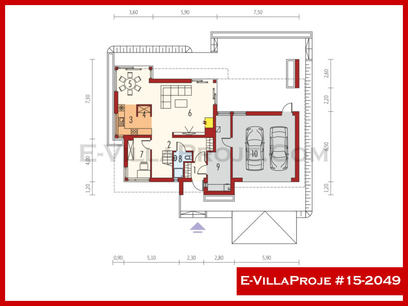 Model 15-2049 — 186 m², 2 storeys thumbnail 2