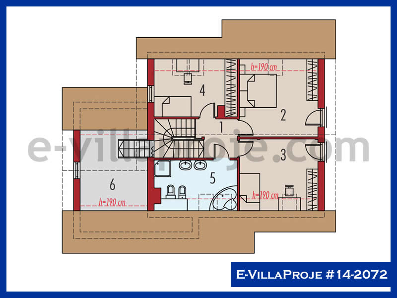 Model 14-2072 — 187 m², 2 storeys thumbnail 3