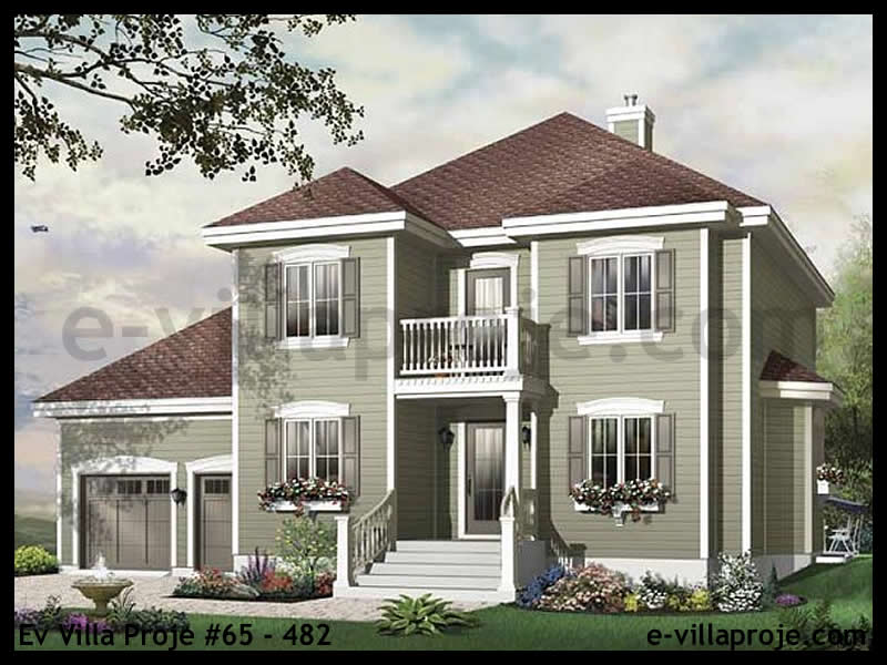 Model 65-482 — 189 m², 2 storeys - 65-482