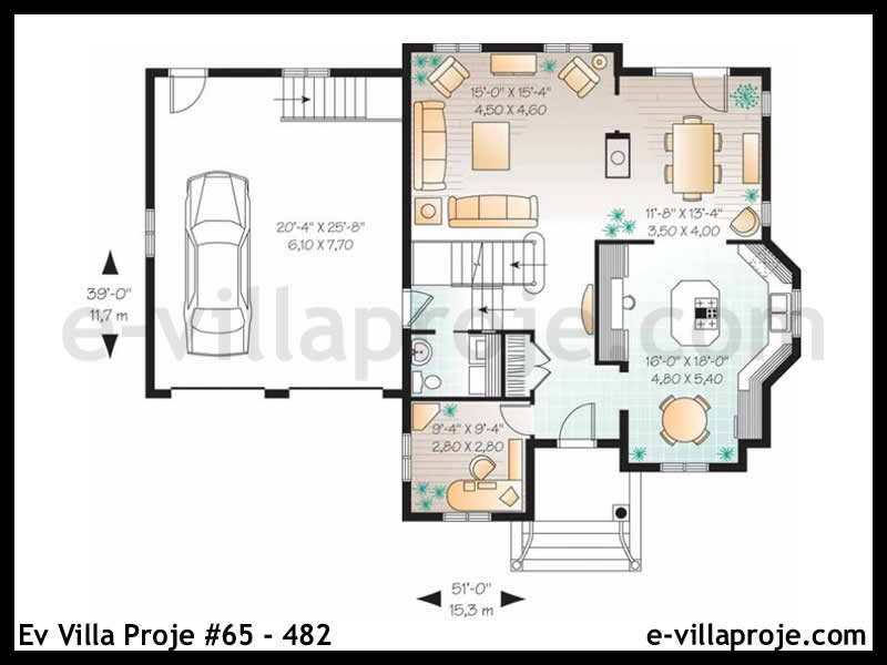Model 65-482 — 189 m², 2 storeys thumbnail 2
