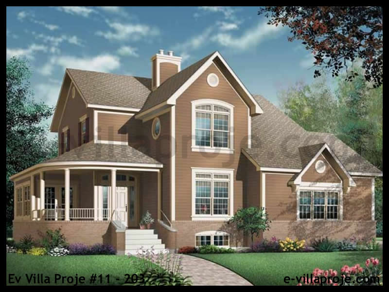 Model 11-203 — 189 m², 2 storeys - 11-203