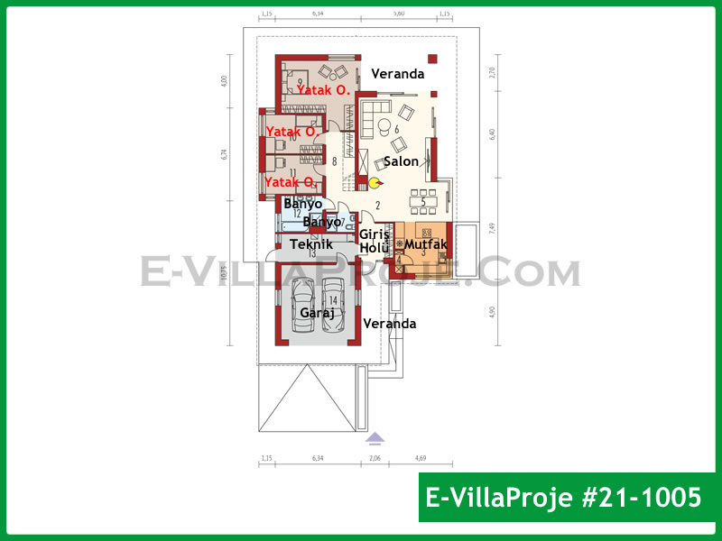 Model 21-1005 — 189 m², 1 storey thumbnail 2