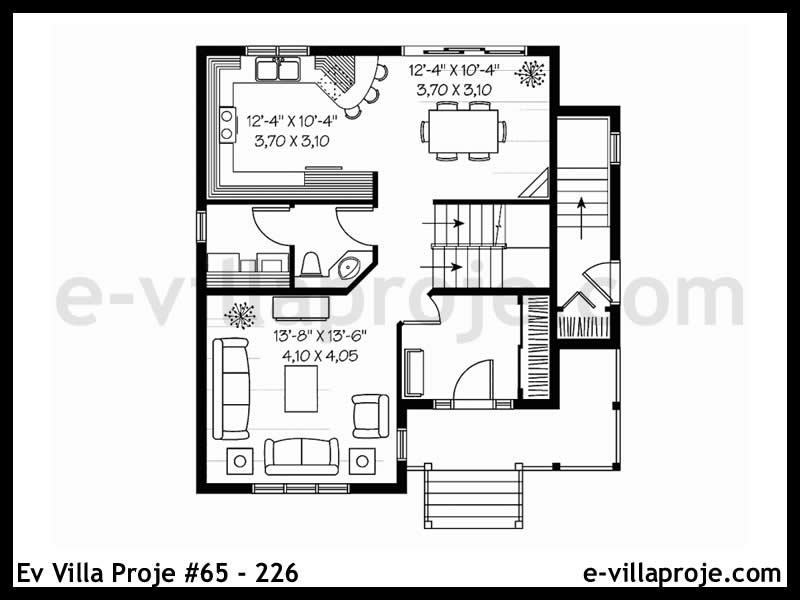 Model 65-226 — 189 m², 3 storeys thumbnail 2