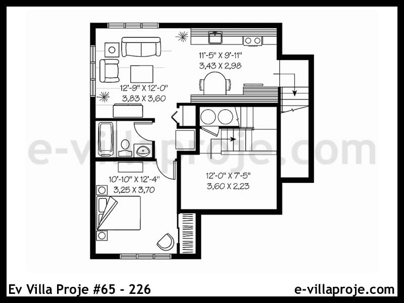 Model 65-226 — 189 m², 3 storeys thumbnail 4