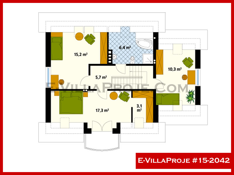 Modell 15-2042 — 190 m², 2 Geschosse thumbnail 3