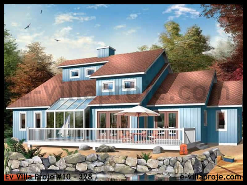 Model 10-328 — 190 m², 2 storeys - 10-328