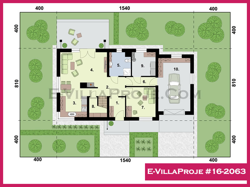 Model 16-2063 — 190 m², 2 storeys thumbnail 2