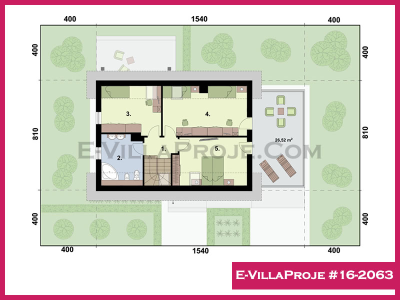 Model 16-2063 — 190 m², 2 storeys thumbnail 3