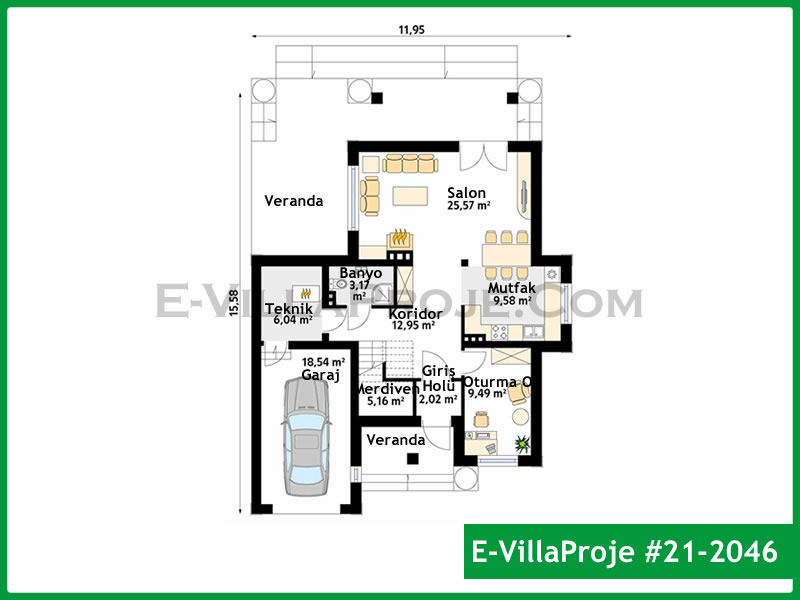 Model 21-2046 — 190 m², 2 storeys thumbnail 2