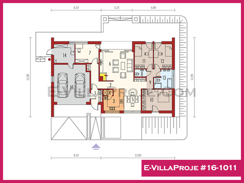 Model 16-1011 — 190 m², 1 storey thumbnail 2