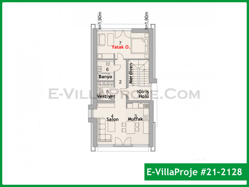 Model 21-2128 — 191 m², 2 storeys thumbnail 2