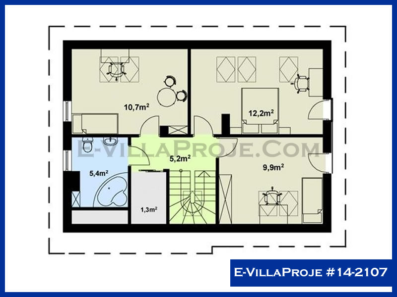 Model 14-2107 — 191 m², 2 storeys thumbnail 3