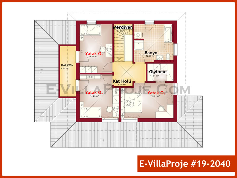 Model 19-2040 — 191 m², 2 storeys thumbnail 3