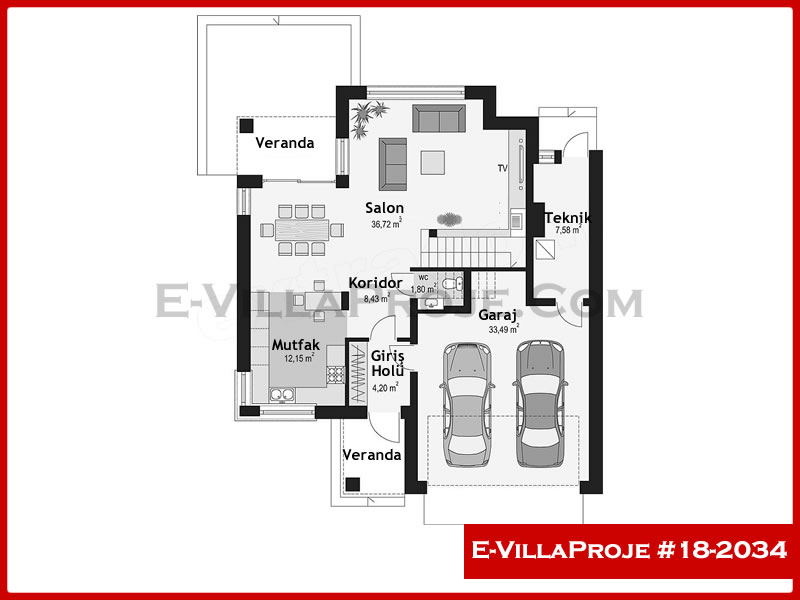 Model 18-2034 — 191 m², 2 storeys thumbnail 2