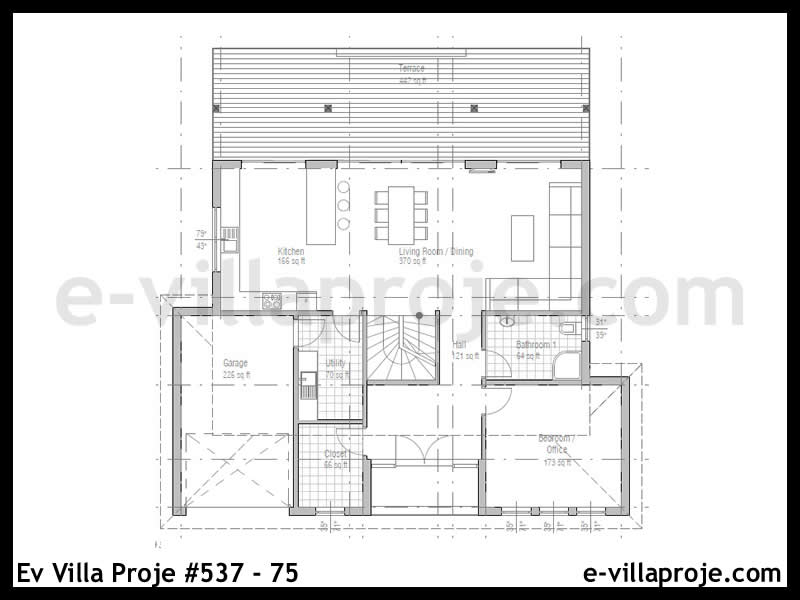 Model 537-75 — 191 m², 2 storeys thumbnail 2