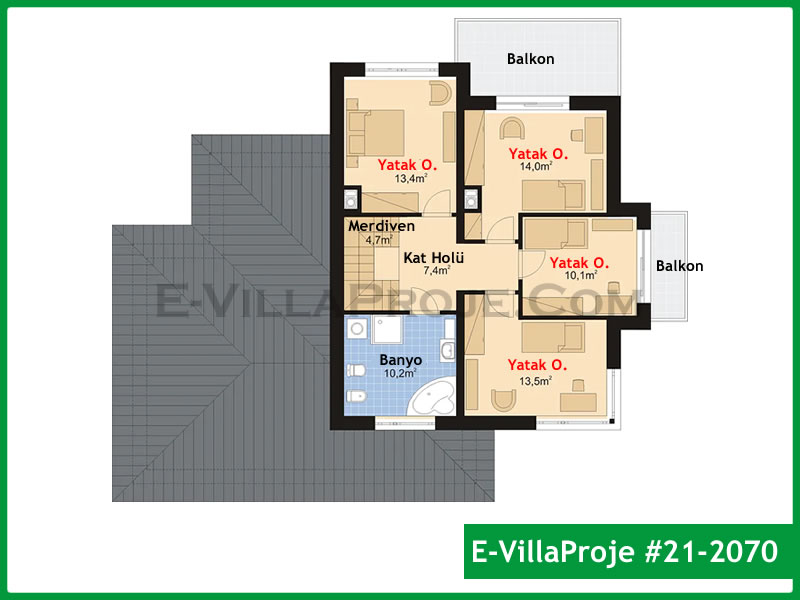 Model 21-2070 — 191 m², 2 storeys thumbnail 3