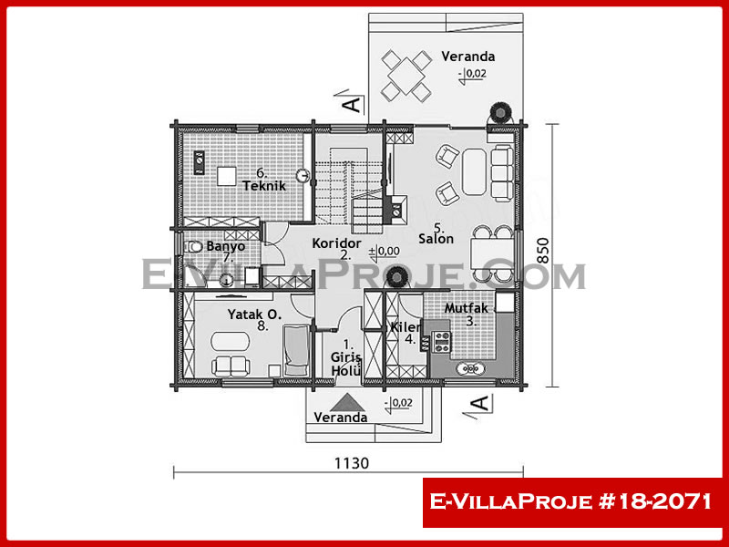 Model 18-2071 — 192 m², 2 storeys thumbnail 2