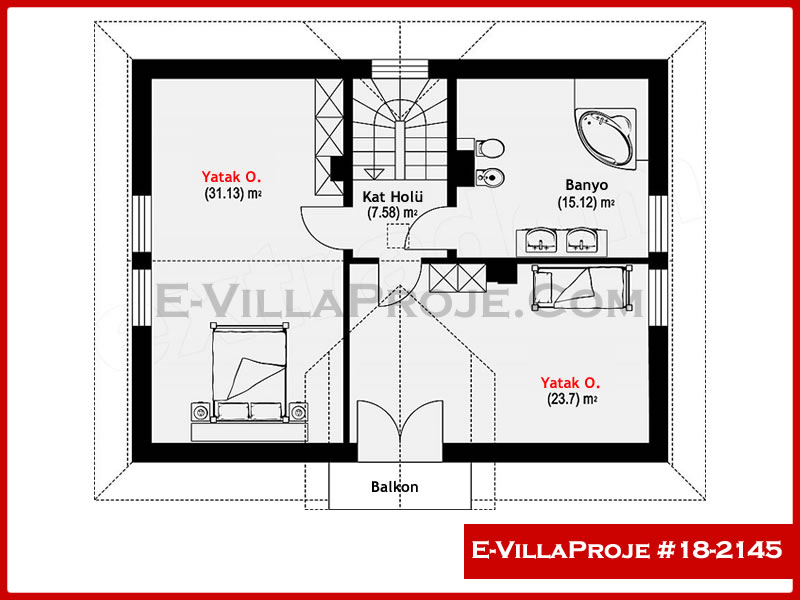 Modell 18-2145 — 192 m², 2 Geschosse thumbnail 3
