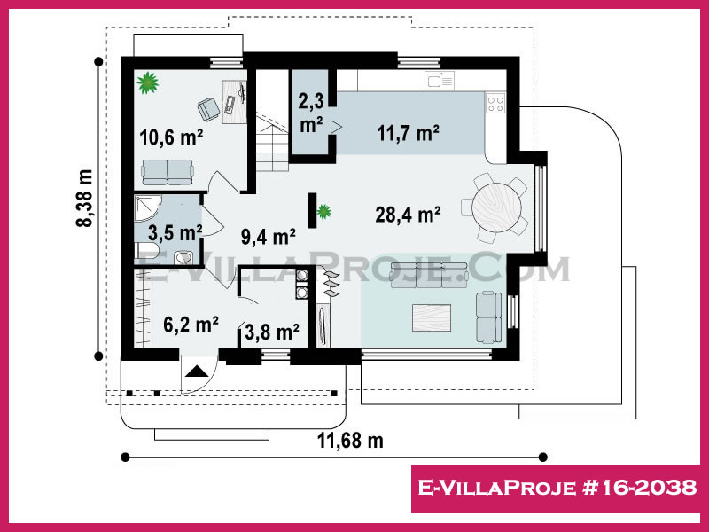 Model 16-2038 — 192 m², 2 storeys thumbnail 2