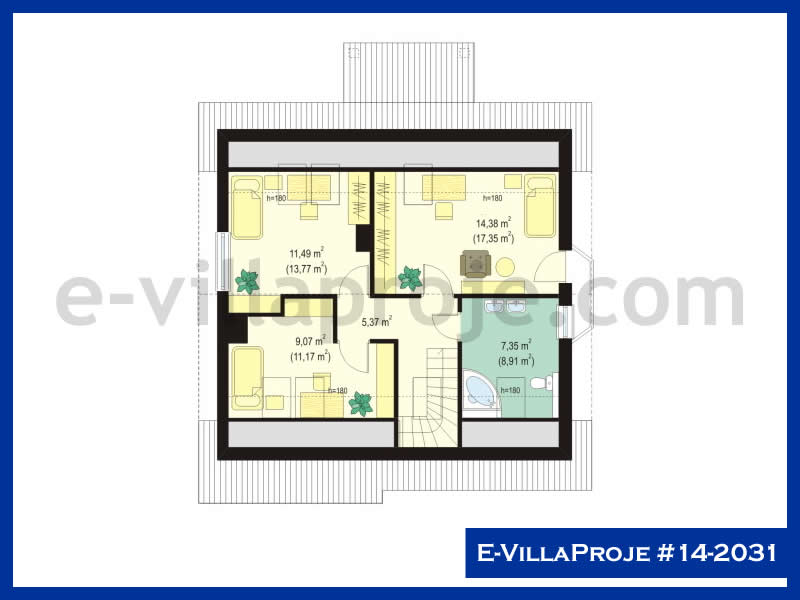 Model 14-2031 — 192 m², 2 storeys thumbnail 3