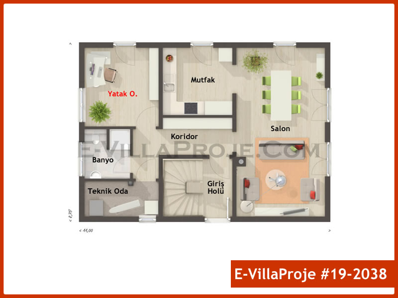 Model 19-2038 — 193 m², 2 storeys thumbnail 2
