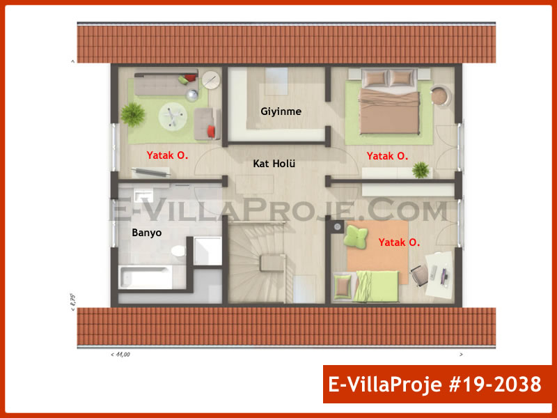 Model 19-2038 — 193 m², 2 storeys thumbnail 3