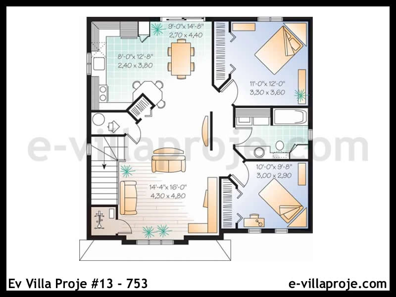 Model 13-753 — 193 m², 2 storeys thumbnail 3