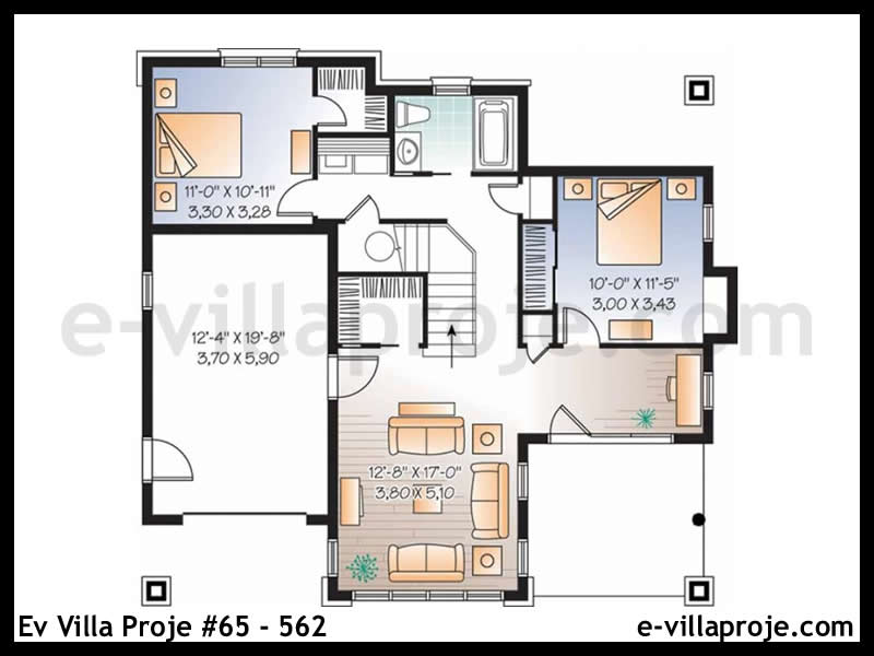 Model 65-562 — 193 m², 1 storey thumbnail 2