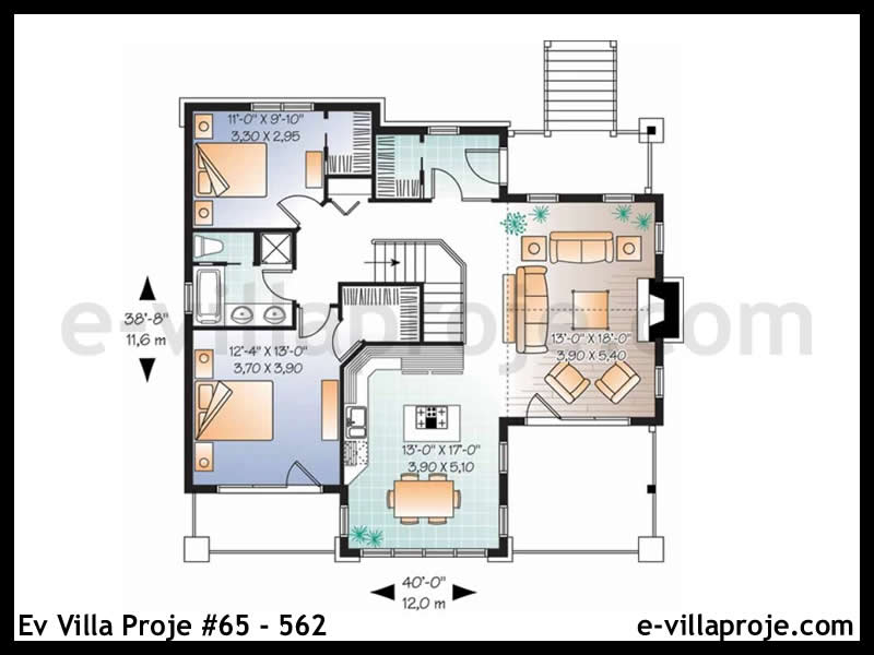 Model 65-562 — 193 m², 1 storey thumbnail 3