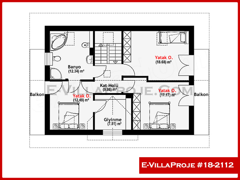 Model 18-2112 — 194 m², 2 storeys thumbnail 3