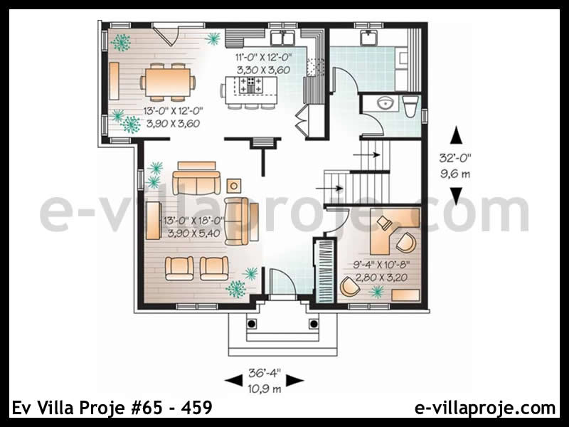 Model 65-459 — 194 m², 2 storeys thumbnail 2