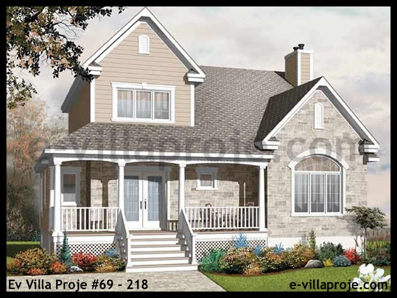 Model 69-218 — 194 m², 2 storeys - 69-218
