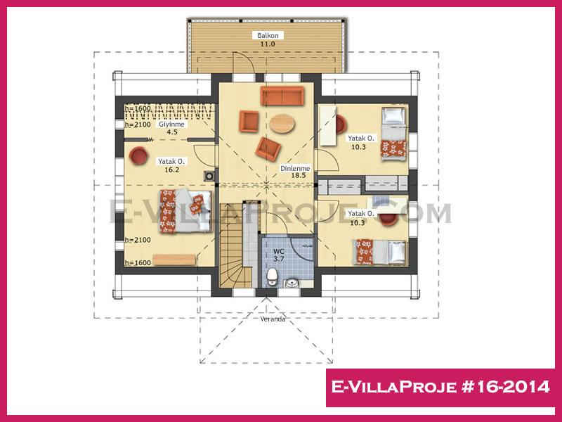 Model 16-2014 — 194 m², 2 storeys thumbnail 3