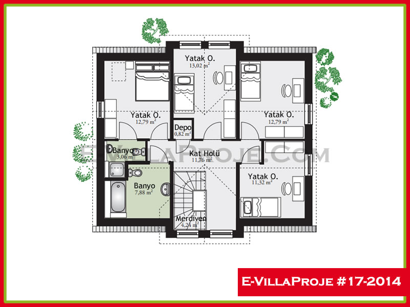 Model 17-2014 — 194 m², 2 storeys thumbnail 3