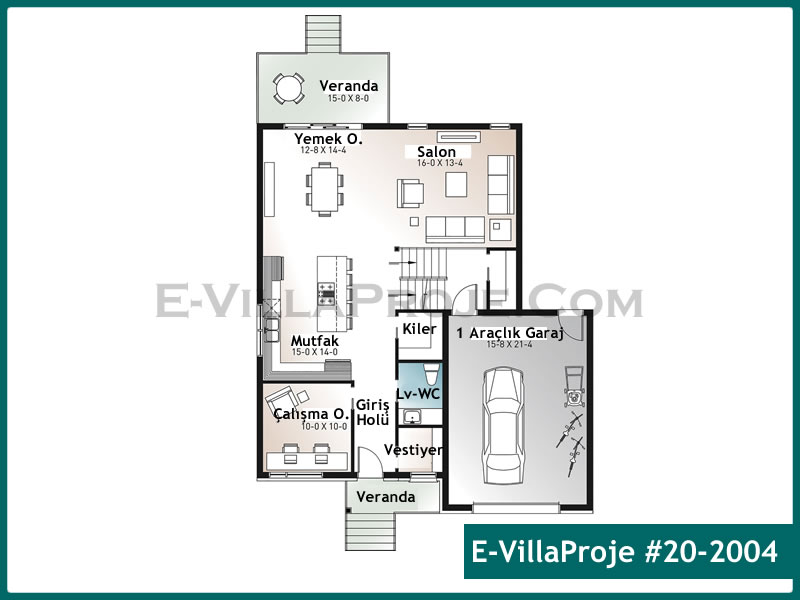 Model 20-2004 — 194 m², 2 storeys thumbnail 2