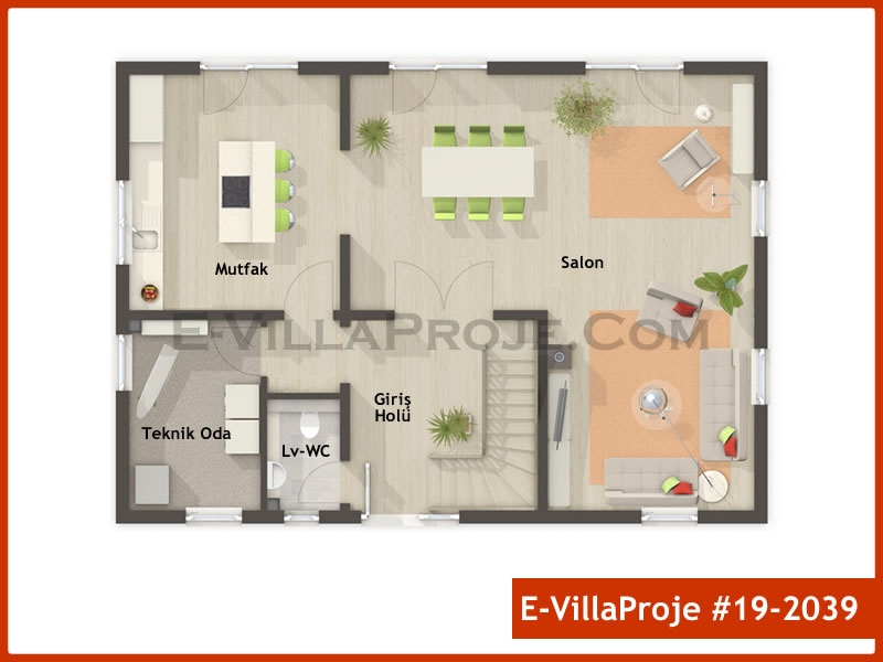 Model 19-2039 — 194 m², 2 Kat thumbnail 2