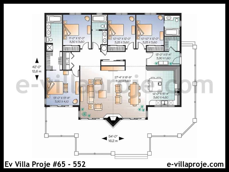 Model 65-552 — 194 m², 1 storey thumbnail 2