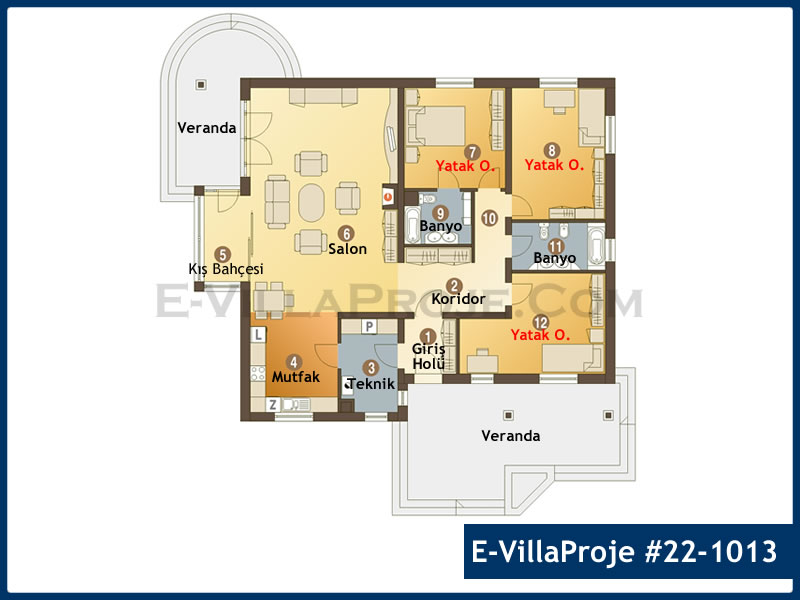 Model 22-1013 — 194 m², 1 storey thumbnail 2
