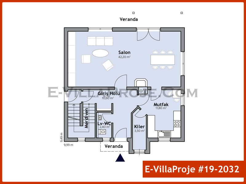 Model 19-2032 — 195 m², 2 storeys thumbnail 2