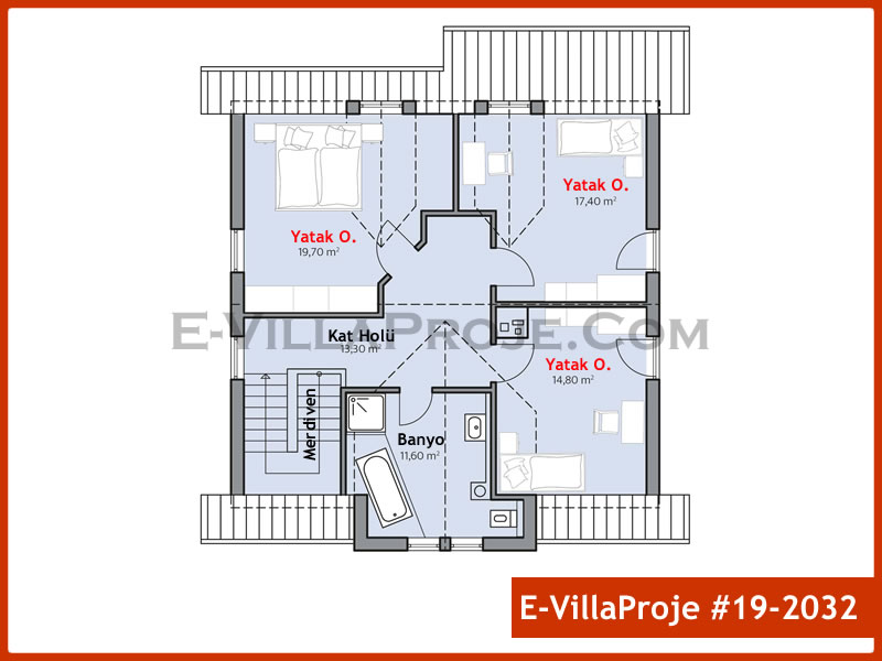 Model 19-2032 — 195 m², 2 storeys thumbnail 3