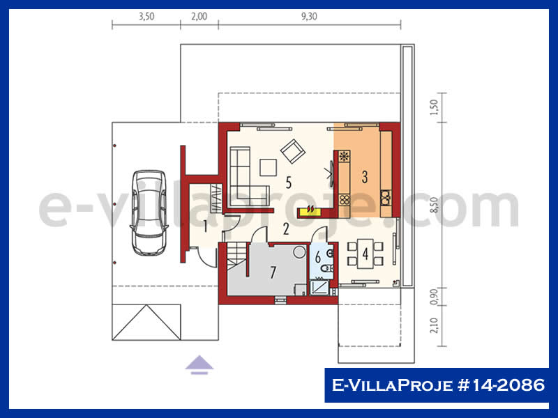 Model 14-2086 — 195 m², 2 storeys thumbnail 2