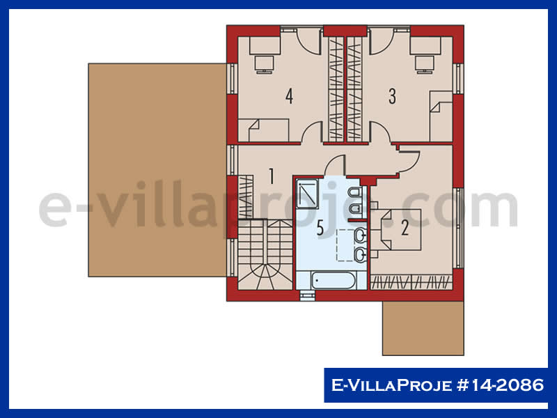 Model 14-2086 — 195 m², 2 storeys thumbnail 3