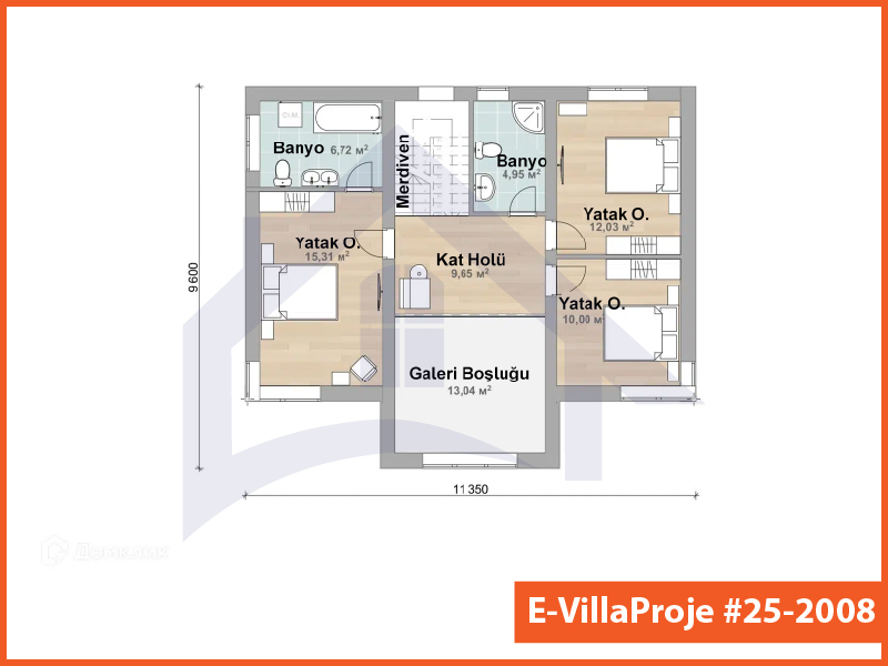 Model 25-2008 — 195 m², 2 storeys thumbnail 3