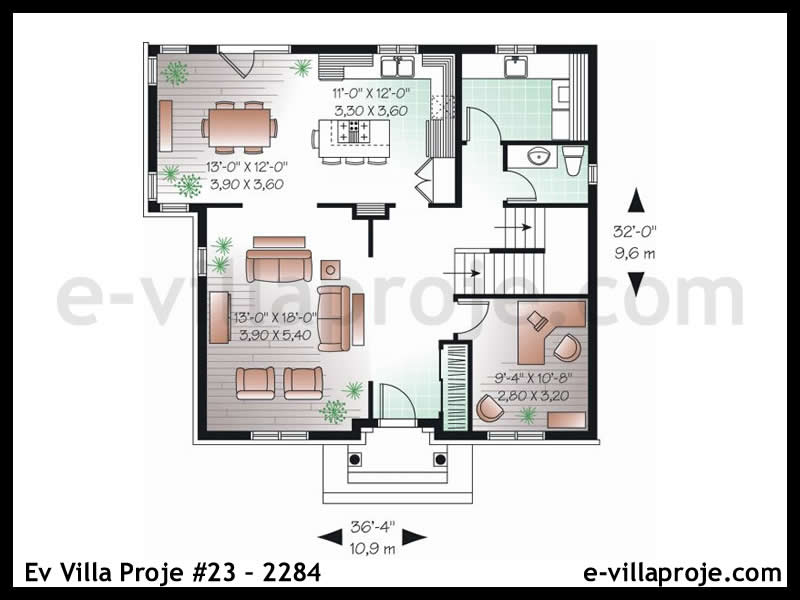 Model 23-2284 — 195 m², 1 storey thumbnail 2