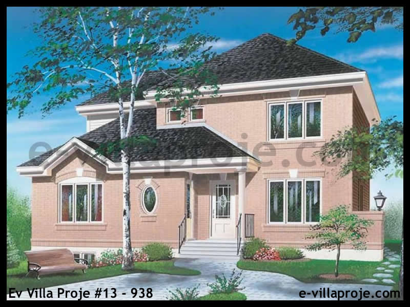 Model 13-938 — 196 m², 2 storeys - 13-938